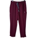 FIGS  Women’s Sz Medium Yola Skinny Scrub Pants in Burgundy Photo 1