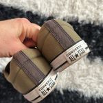 Converse Olive Green Canvas Sneakers with Black Laces, Junior’s 6 (Women’s 8) Photo 3