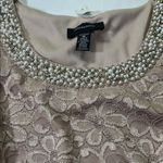 R & M Richards  Pearl Beaded Lace Sleeveless Blouse Photo 1
