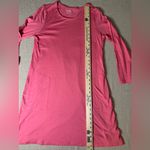 Gudrun Sjoden Pink sz MED dress organic cotton Modal long tunic Dress Pockets Photo 3