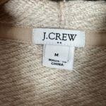 NEW J CREW Funnelneck Sweatshirt Womens Medium Beige Wool Blend Cowl Pullover Tan Photo 4