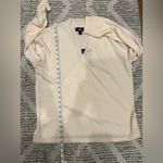 Lands' End LANDS’ END Cream Color 100%Cashmere Wrap Top Blouse Photo 9