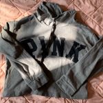 PINK - Victoria's Secret Cowl Neck Cropped Sweatshirt Photo 0