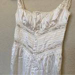 House Of CB  'Illiana' Ivory‎ Real Silk Maxi Dress NWOT size M Photo 5