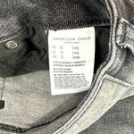 American Eagle  Black High Waisted Strigid Mom Jeans 12 Long Photo 5