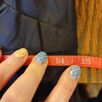 Loft  black ruffle faux wrap dress Sz 6 Petite Photo 7