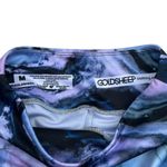 Gold Sheep Blue/Purple Marbled Leggings Size Medium Photo 3