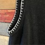 Victoria Jones Black Winter Sweater Vest‎ Size Large Photo 5