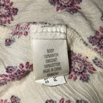 belle du jour  size large floral boho crochet top Photo 5