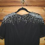 Mac Duggal  55704 Womens SEQUINED EMBELLISHED SHOULDER EVENING GOWN Photo 13