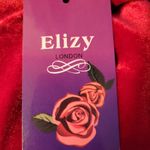 NWT Ruby Red Velvet & Black Lace Maxi Dress Whimsigoth‎ Gothic Witchy Party Photo 4