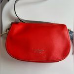 Kate Spade Anyday Medium Pebbled Leather Crossbody Bag Bright Coral EUC Photo 7