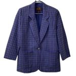 Eddie Bauer  Vintage Plaid Blazer(Size Small Petite) Photo 0
