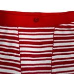 NWT PiNK Victoria’s Secret Thermal Red White Stripe Pajama Shirt Boxy Shorts Set Photo 8