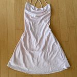 Princess Polly  Celena baby pink cowl neck satin mini dress with open back  Photo 1