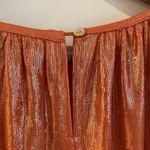 Molly Bracken  Shimmery Sleeveless Top Copper Orange Size S Photo 8