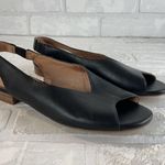 Madewell  Shoes Womens‎ Size 7 Leather Slingback Peep Toe Sandals Flats Comfort Photo 0