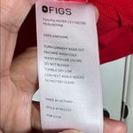 FIGS  Winning Red Scrub Top Casma Pharmacist Doctor Surgeon Nurse Small EUC #2051 Photo 5