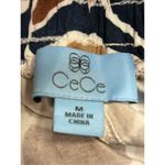 CeCe   Printed Pants elastic drawstring waist wide leg size medium (0370) Photo 6