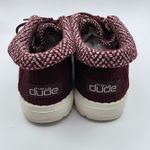 Hey Dude  Britt Shoe Womens S Burgundy Mix Lightweight Wool Blend Lining Flex Photo 5