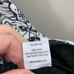 Parker Yonkers Combo Floral Fit & Flare Black/White Sleeveless Mini Dress Photo 6