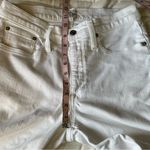 J.Crew Denim Billie Demi Boot Crop Raw Hem White Jeans Size 28 Photo 7