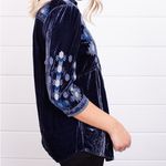 Johnny Was heavily embroidered velvet Naomi smoked shirt/jacket NWT Photo 4