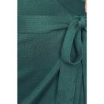 Lulus Literary Lover Forest Green Wrap Sweater Dress XS NWT Photo 3