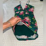 Forever 21 Green Floral Mini Dress Photo 2