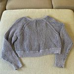 Free People High Low V Sweater in Purple Combo XS Photo 2