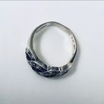 925 Sterling Silver And Crystals Ring Photo 5