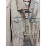 Universal Threads Universal Thread Womens Denim Jacket Light Wash Drawstring Waist Size L Photo 2