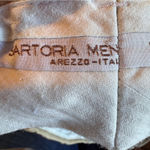 Sartoria Menchetti Tan Linen Trouser Dress Pants Women’s 2 Preppy Classic Photo 8