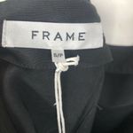 frame denim NEW Frame Twisted-Front Black Shantung Midi Dress Women's Size Small Photo 6