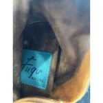 Fugu Malibu Womens Size 6 1/2‎ Tan Knee Flip Down Leather Boots Side Zip Photo 7