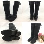 UGG “Dree” Black Harness Moto Riding Boots Size 7 Photo 3
