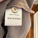 Zoa  New York Popover Blouse Tan Gray Photo 10