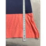 J.Crew  Women’s Size Medium Blue Coral Pink Color Block Long Sleeve Mini Dress Photo 7