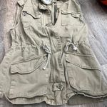 Per Se  Khaki Utility Jacket army green size small Photo 9