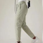 Athleta Like New Solstice Quilted Front Joggers Fern Green Size 12 Retail $129 Photo 6
