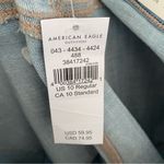 American Eagle  NWTs Ripped Curvy Super High Waisted Flare Jeans size 30 size 10 Photo 8