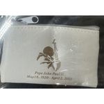 Pope St. John Paul II Commemorative Rosary Red Beads with Medallions Zipper Case Photo 8