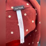 Free People  Terracotta Kennedy polka Dots blouse Photo 11