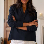 Frank & Eileen  Patrick Popover Henley in British Royal Navy, Size Medium Photo 0