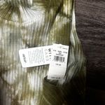 Aerie Ribbed Green Tie Dye Cropped Tank Top Boho Active Casual Women’s XS Photo 3