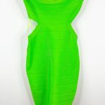 Susana Monaco NWT Bandage Tube Strapless Mini Dress XS Green Zing Photo 3