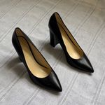 Nine West  Sleek and Classic Cara Dress Pumps With Block Heels Photo 8