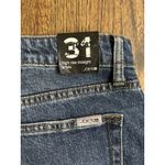 joe's jeans Joes High Rise Straight Ankle Medium Wash Denim Jeans Raw Hem Size 31 Photo 4