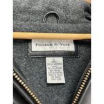 Preston & York  Lamskin Leather Black Jacket Size Large Photo 5