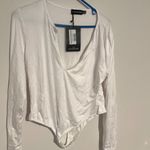 Pretty Little Thing NWT  white bodysuit size 18 Photo 1
